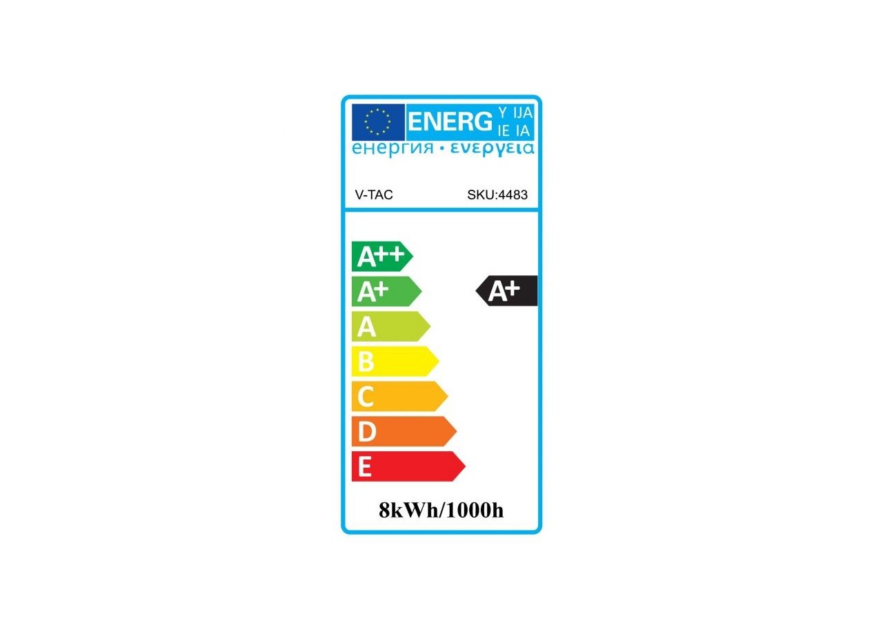 Ampoule LED à Filament Frost - 8W E27 A67 Blanc Chaud