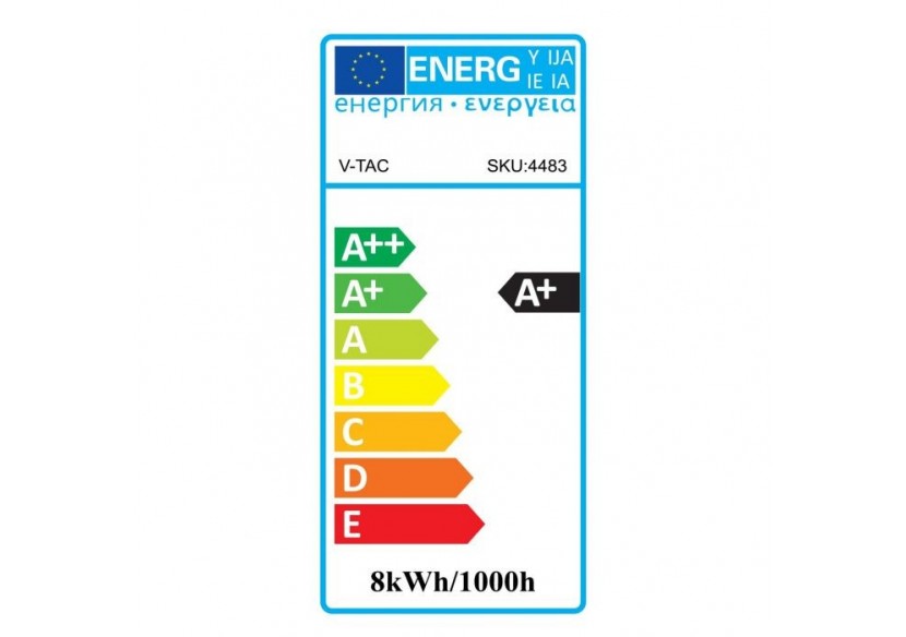 Ampoule LED à Filament Frost - 8W E27 A67 Blanc Chaud