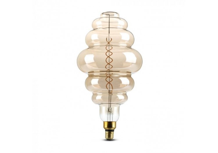 Ampoule LED - 8W Double Filament E27 S200 Fumé Dimmable 2000K