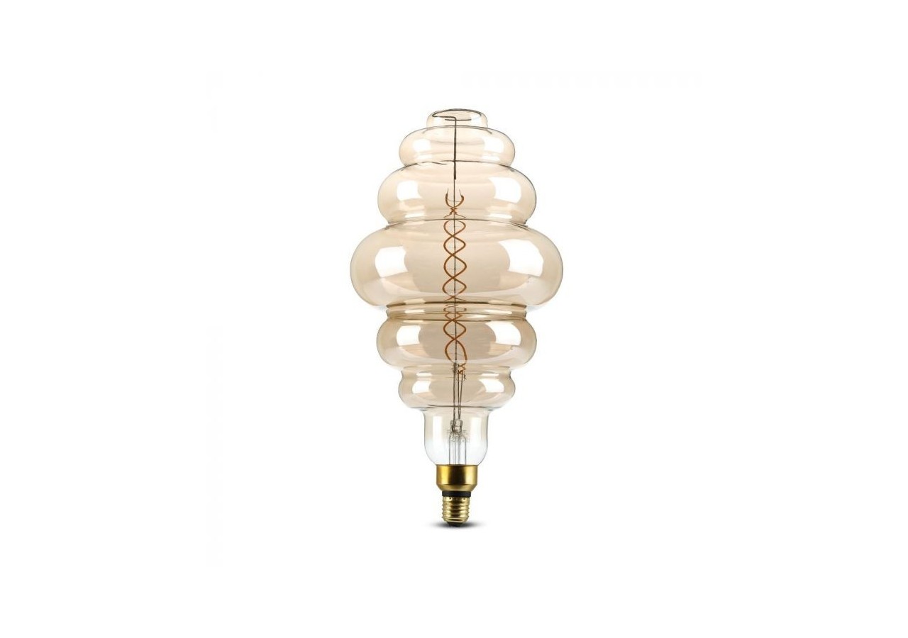 Ampoule LED - 8W Double Filament E27 S200 Fumé Dimmable 2000K