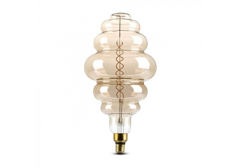 Ampoule LED - 8W Double Filament E27 S200 Fumé Dimmable 2000K