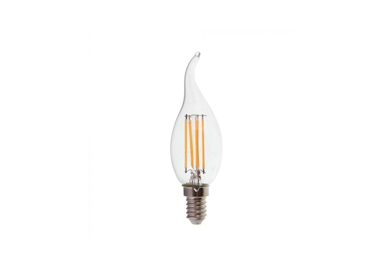 Ampoule LED - 4W Filament E14 Flamme Bougie Blanc Naturel