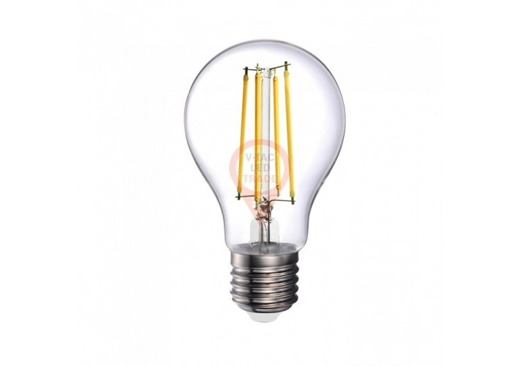 Ampoule LED - 12,5W Filament E27 A70 Couvercle Transparent 3000K
