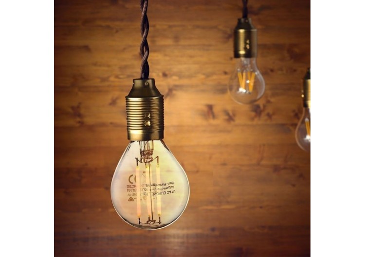 Ampoule LED 6W Filament E14 P45 Couvercle Transparent 6400K 130lm/W