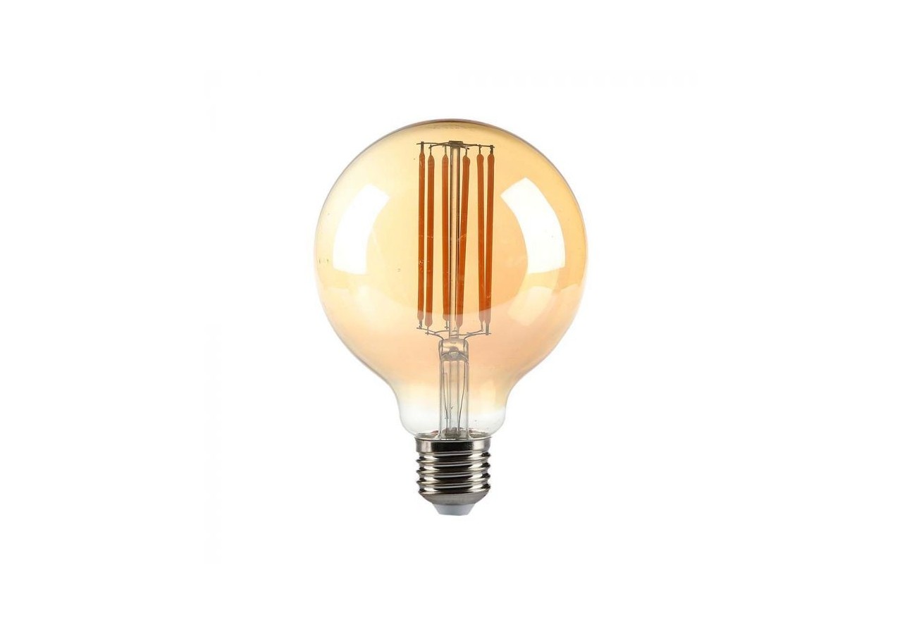 Ampoule LED - 7W Vintage Spécial Filament E27 G95 Blanc Chaud