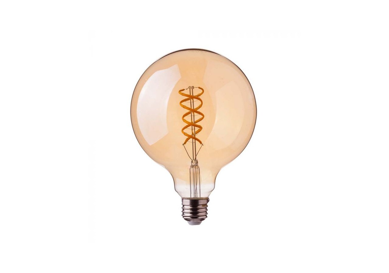 Ampoule LED à Filament - 5W E27 G95 Blanc Chaud