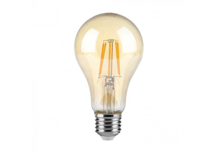 Ampoule LED - 10W Filament E27 A67 Ambre Blanc Chaud