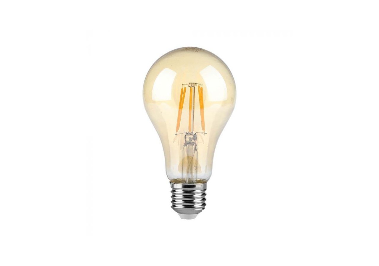 Ampoule LED - 10W Filament E27 A67 Ambre Blanc Chaud