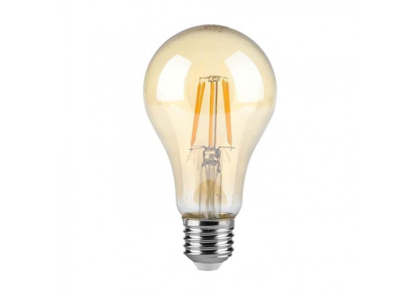 Ampoule LED - 10W Filament E27 A67 Ambre Blanc Chaud