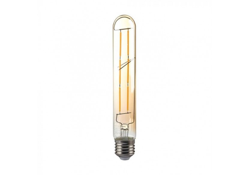 Ampoule LED à Filament - 6W T30 E27 Ambre Blanc Chaud