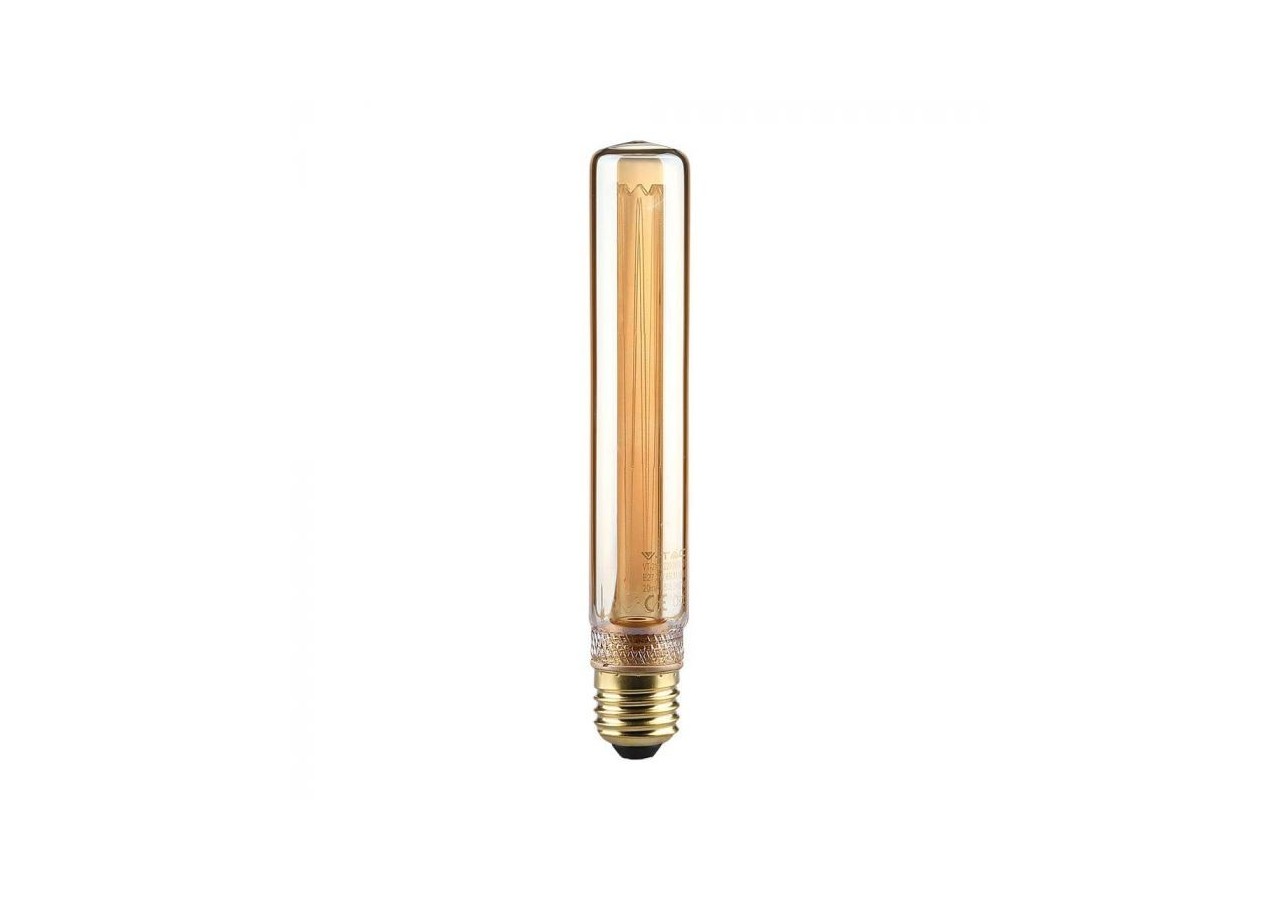 Ampoule LED - Bougie à Filament ART 2W E27 T30 Verre Ambré 1800K±200K