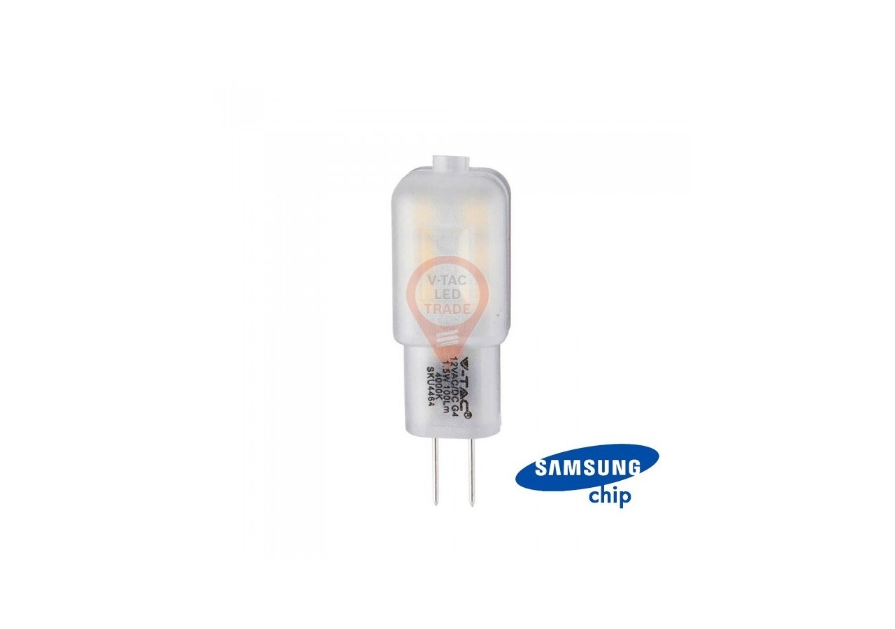 Spot LED SAMSUNG CHIP - G4 1,5W Plastique 3000K