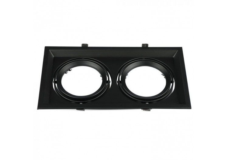 2xAR111 Raccord Noir