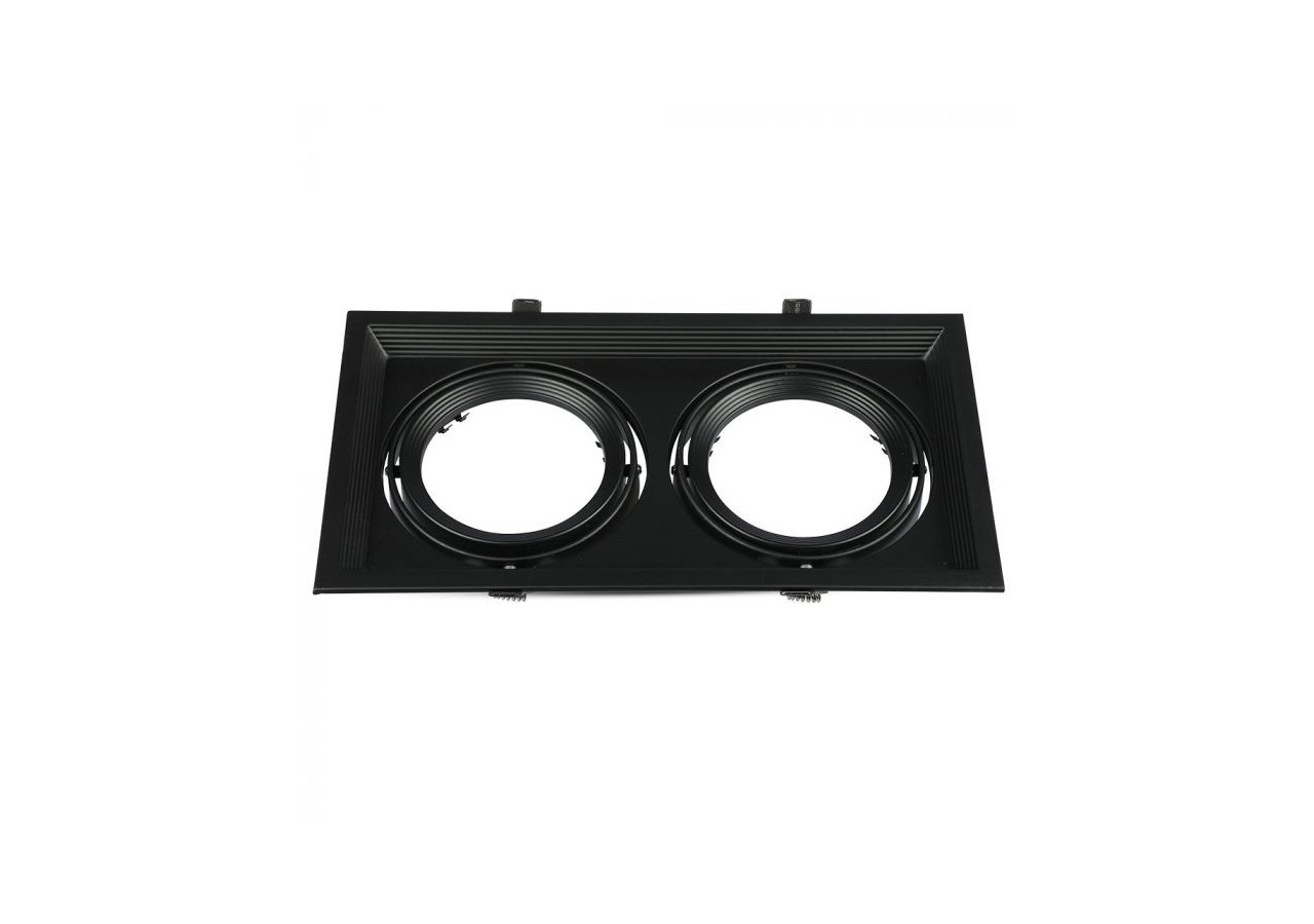 2xAR111 Raccord Noir