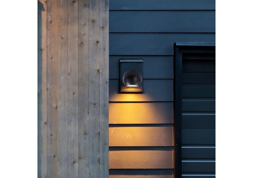 Applique LED G9 Béton Ronde Gris Foncé