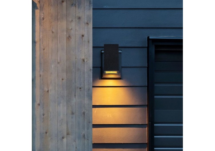 2 x Applique LED G9 Béton Gris Foncé