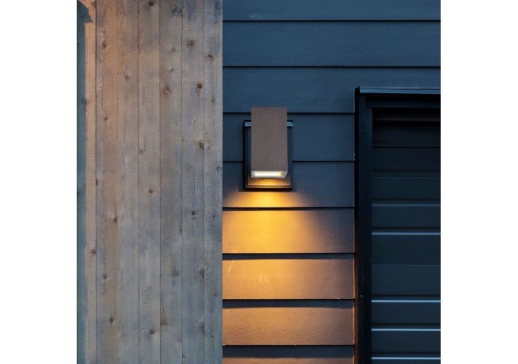 2 x Applique LED G9 Béton Gris Clair