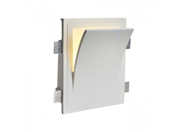 Applique Murale Gypse E14 Corps Blanc