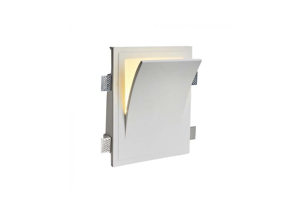Applique Murale Gypse E14 Corps Blanc