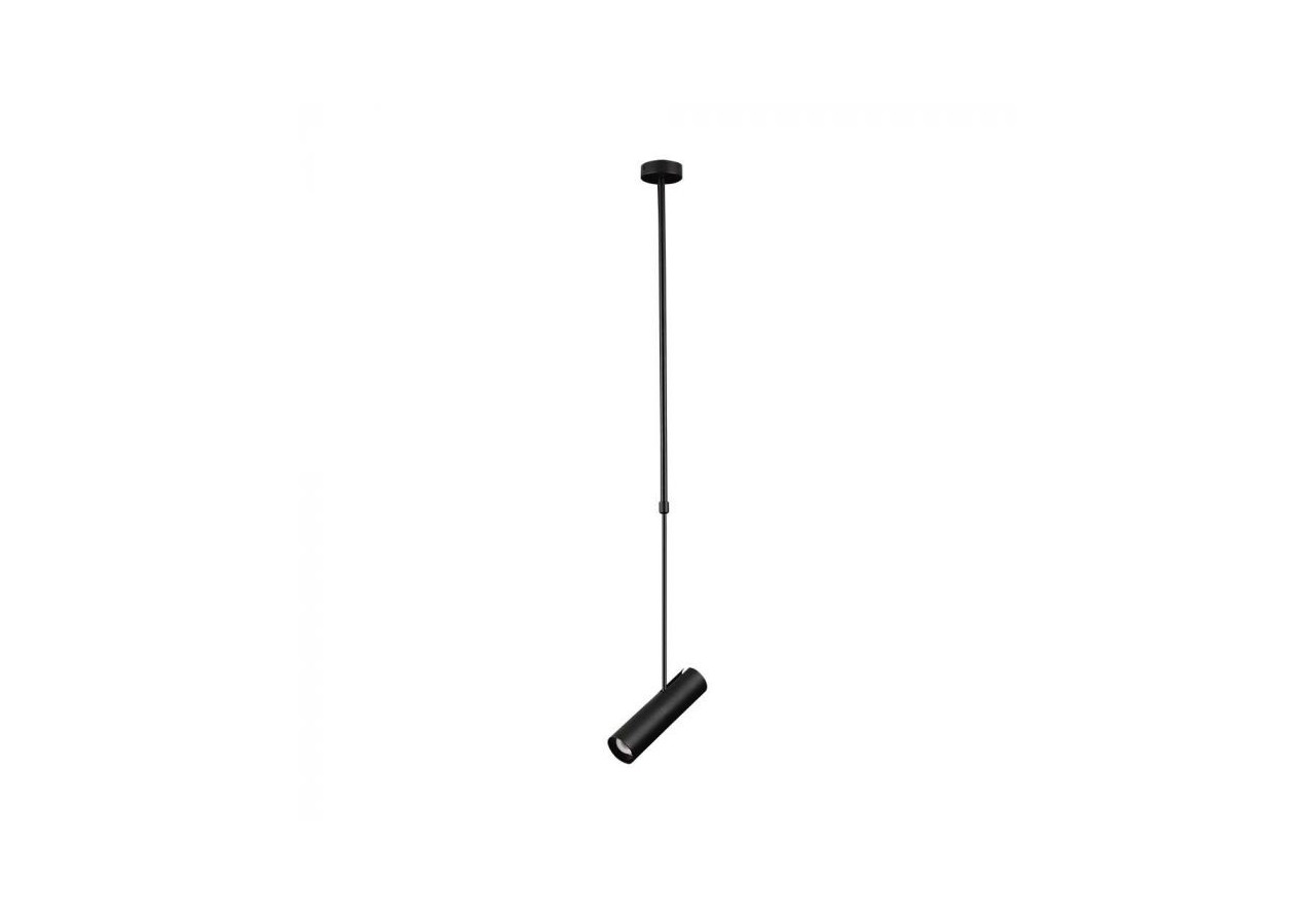 Support de lampe GU10 en aluminium noir