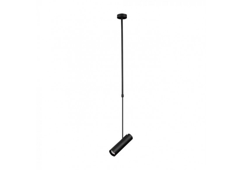 Support de lampe GU10 en aluminium noir