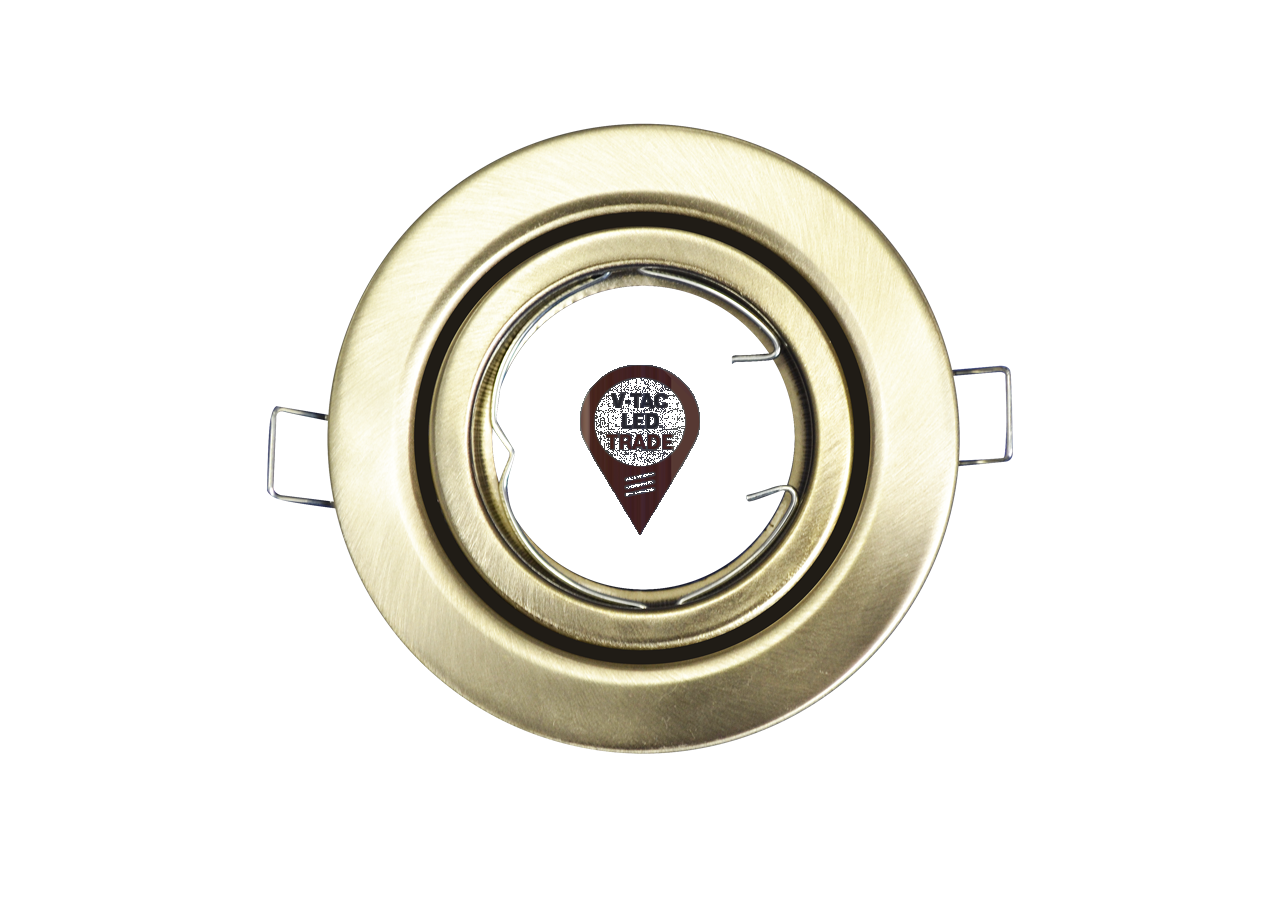 Raccord pour Spots GU10 - Rond Orientable Nickel Satiné