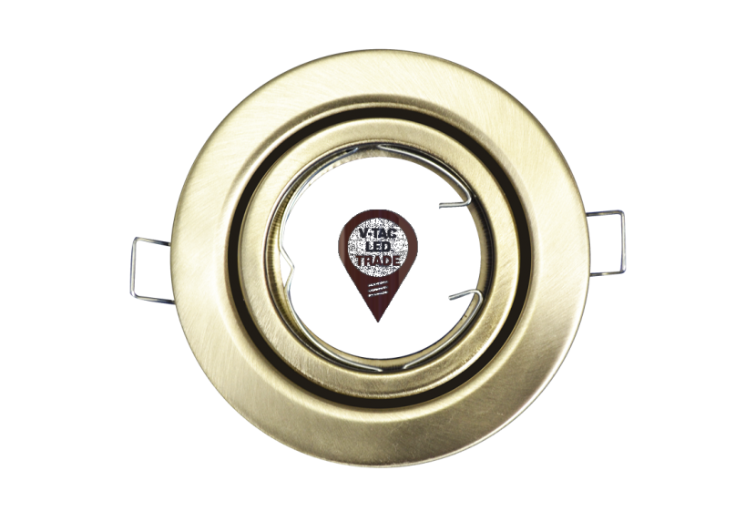 Raccord pour Spots GU10 - Rond Orientable Nickel Satiné