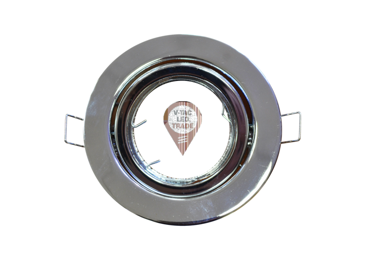 Raccord pour Spots GU10 - Rond Chrome