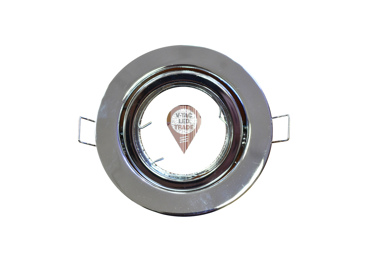 Raccord pour Spots GU10 - Rond Chrome