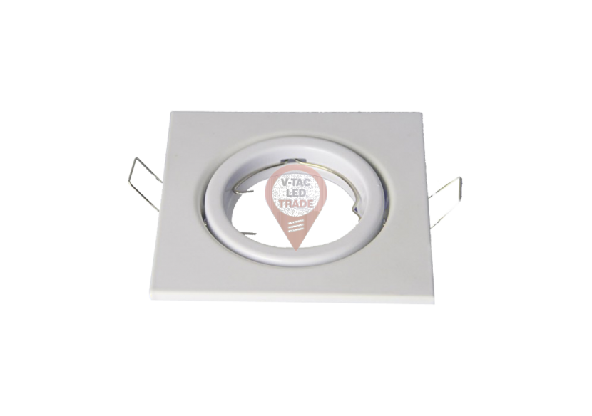 Raccord pour Spots GU10 - Carré Orientable Blanc