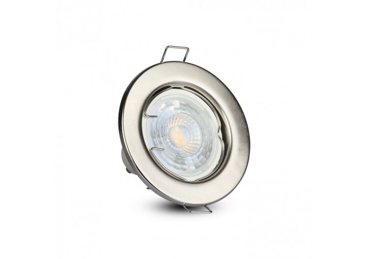 Raccord pour spot rond GU10 satiné 2 pièces/carton