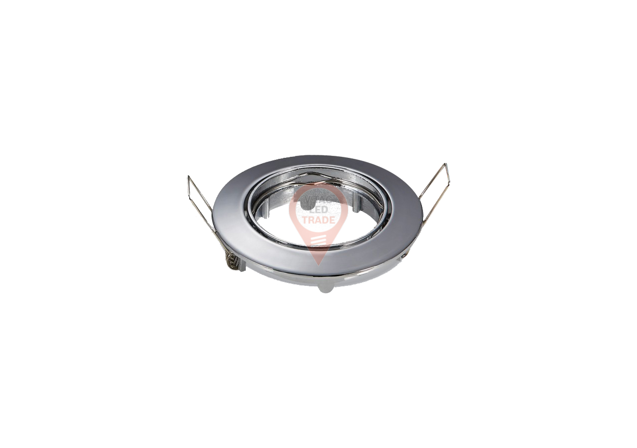 Raccord GU10 Rond Mobile Chrome