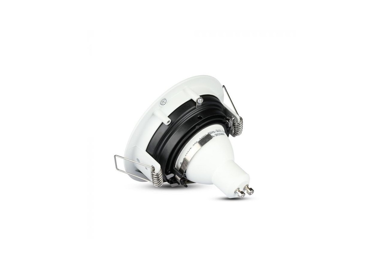 Raccord GU10 Rond Blanc