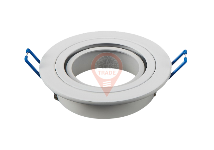 1 * raccord GU10 rond blanc