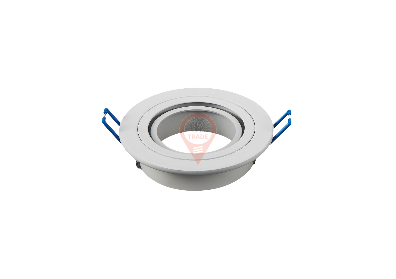 1 * raccord GU10 rond blanc