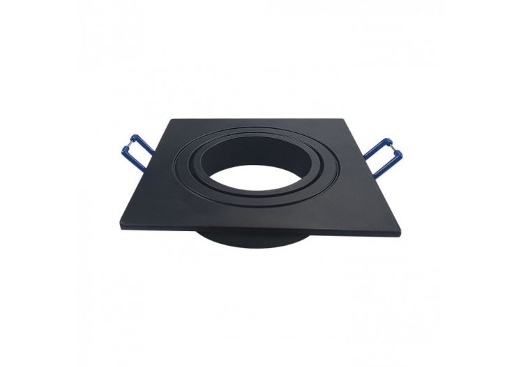 1 * raccord GU10 carré noir