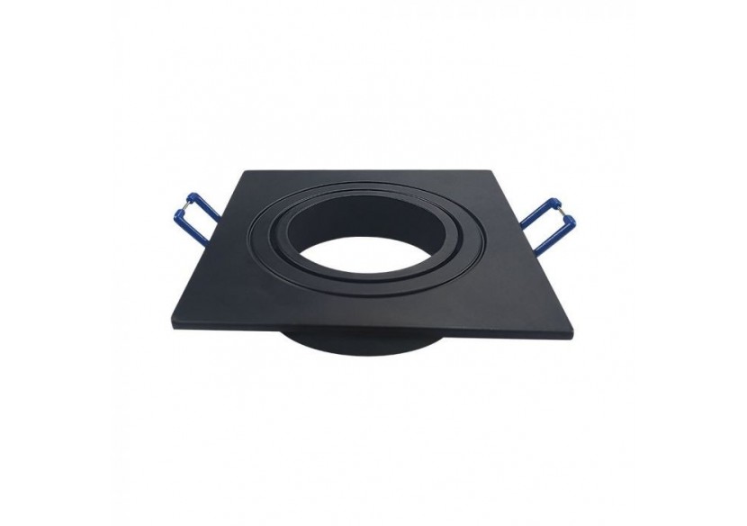 1 * raccord GU10 carré noir