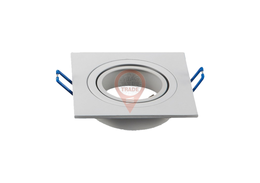 1 * raccord GU10 carré blanc