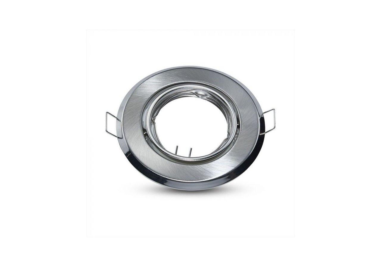Raccord pour spot rond GU10 nickel satiné 2 pièces/boîte