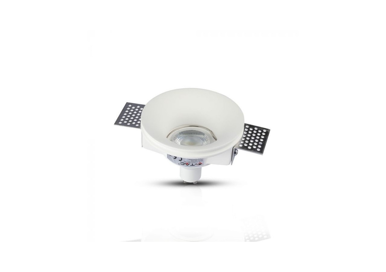 Raccord GU10 Rond Blanc