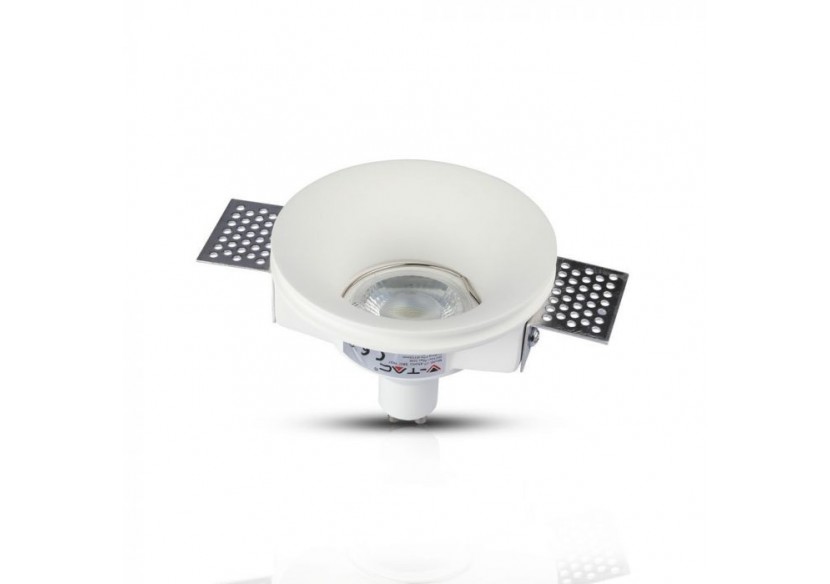 Raccord GU10 Rond Blanc