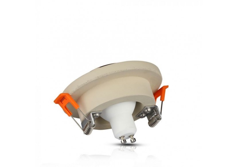 GU10 raccord béton métal hors blanc encastré lumière avec mat or rose rond