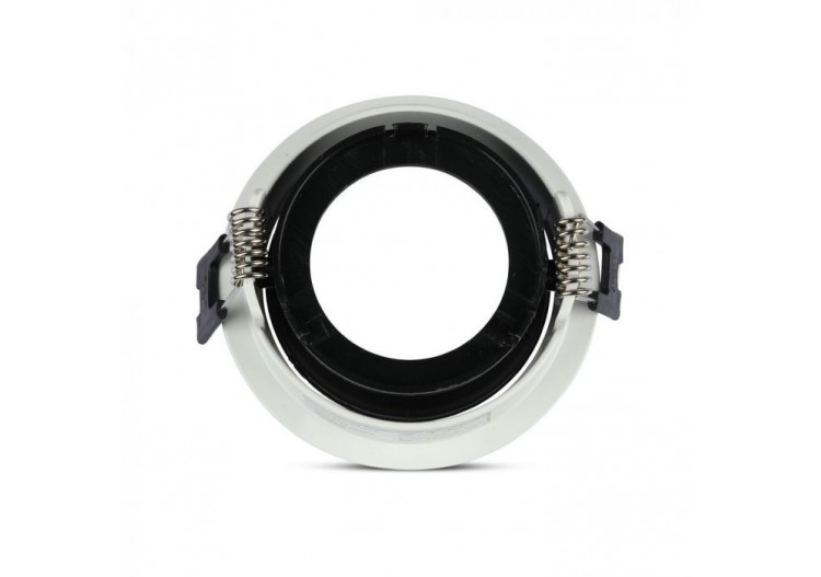 Raccord GU10 Blanc Noir Rond