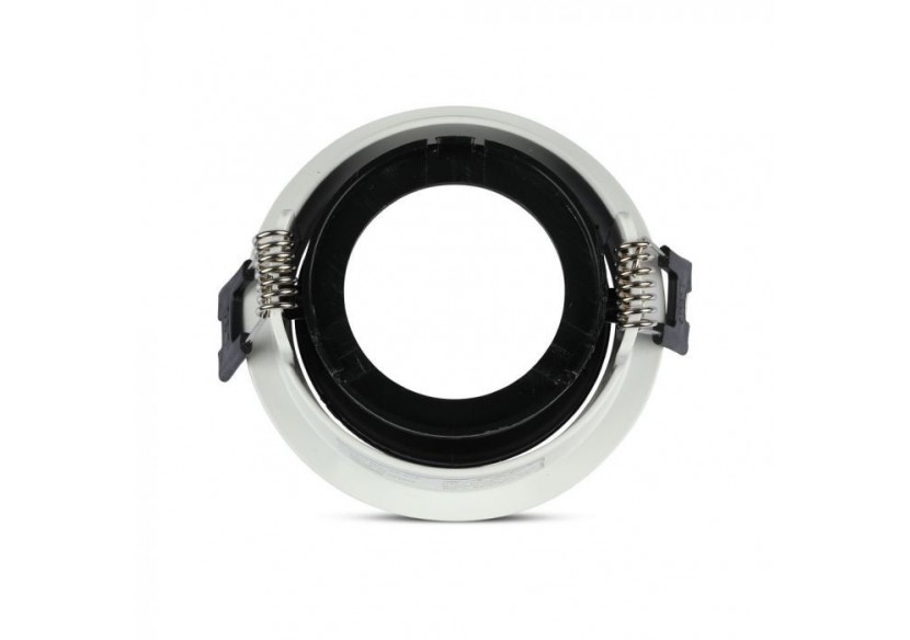 Raccord GU10 Blanc Noir Rond