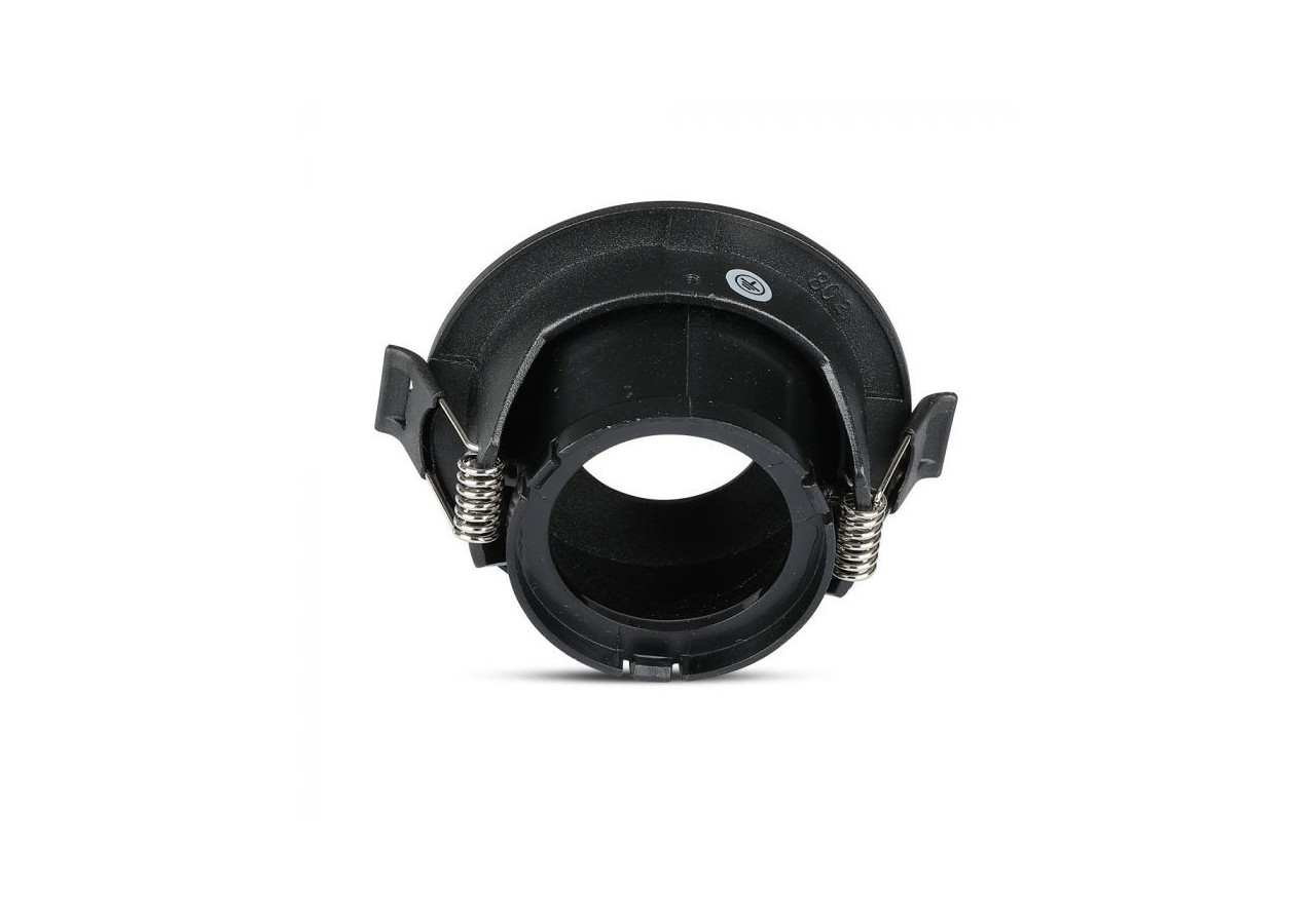 Raccord GU10 Noir & Noir Rond