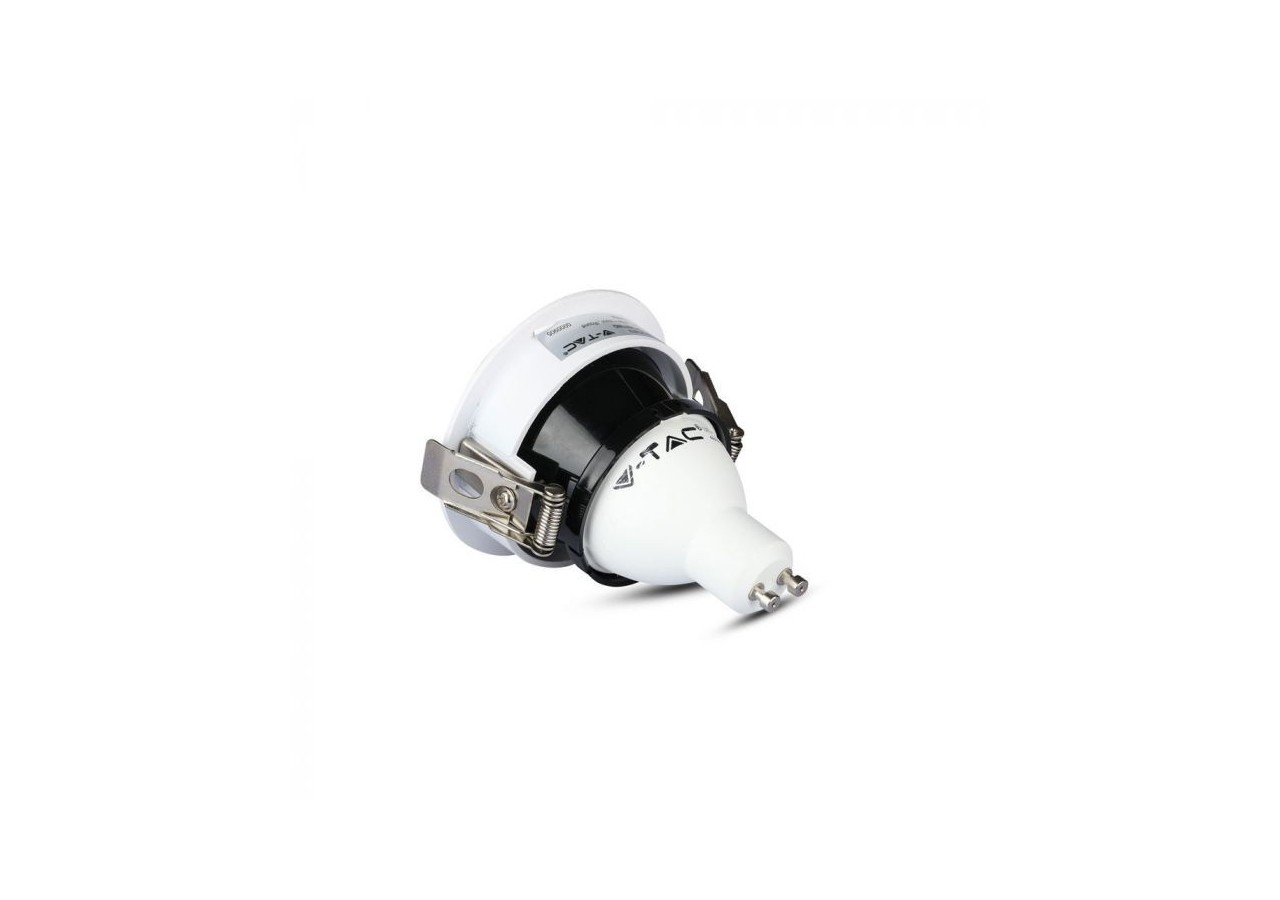 Raccord GU10 Blanc Noir Rond