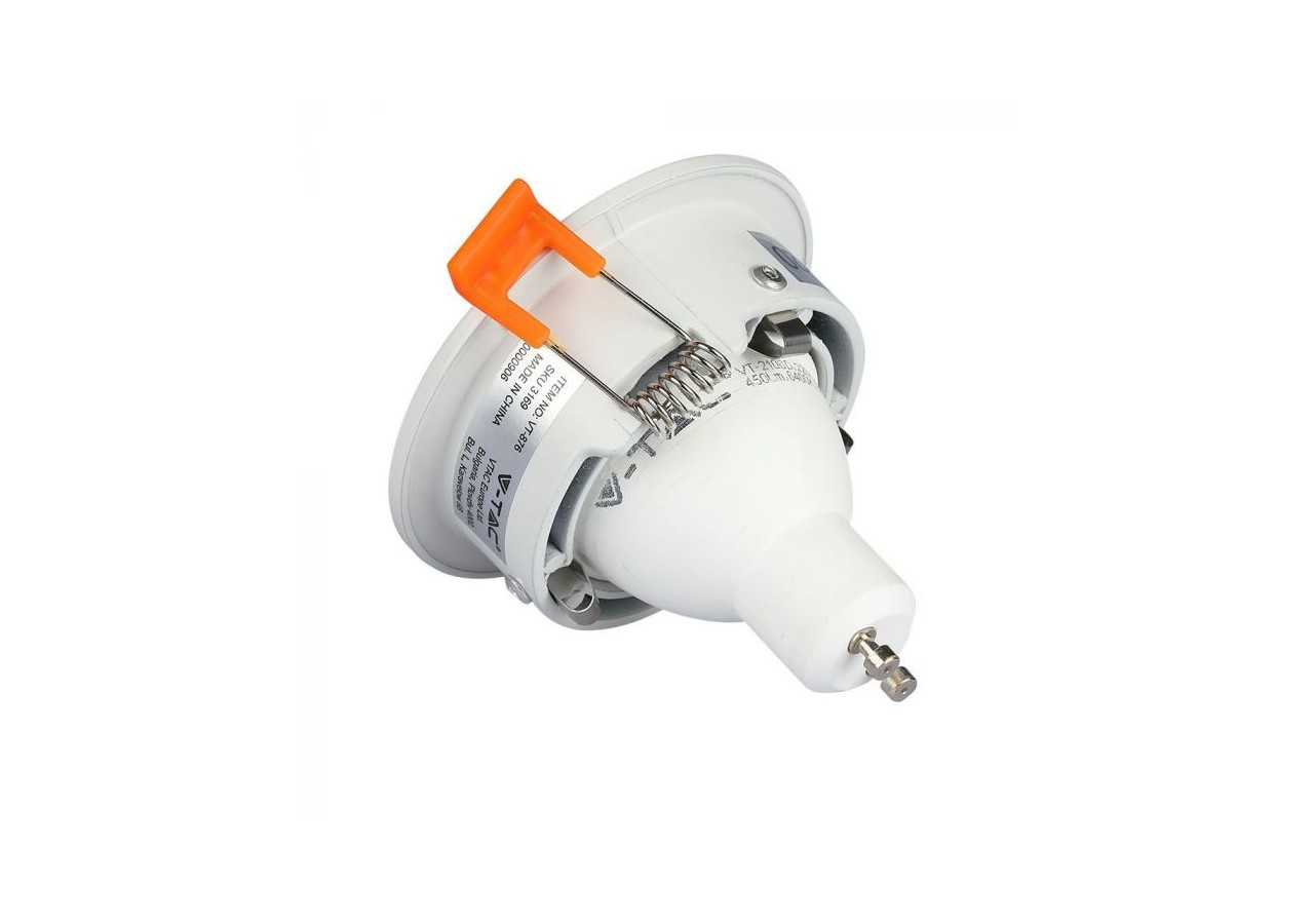 Raccord GU10 Rond Blanc
