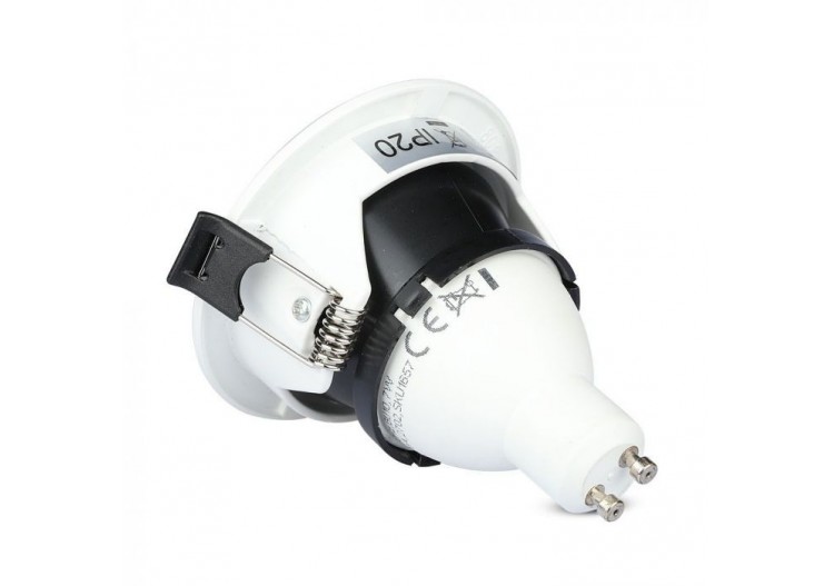 Raccord GU10 Rond Blanc & Noir