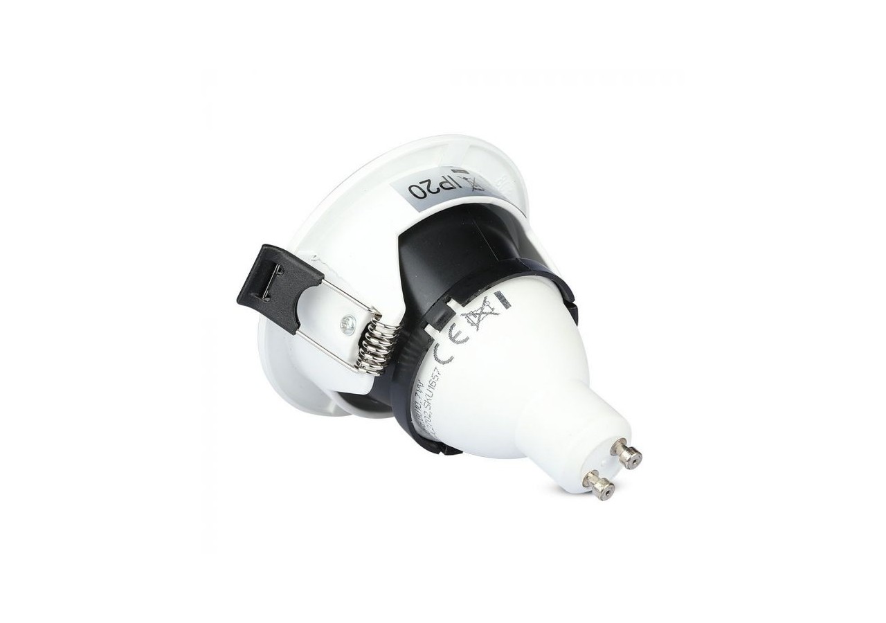 Raccord GU10 Rond Blanc & Noir