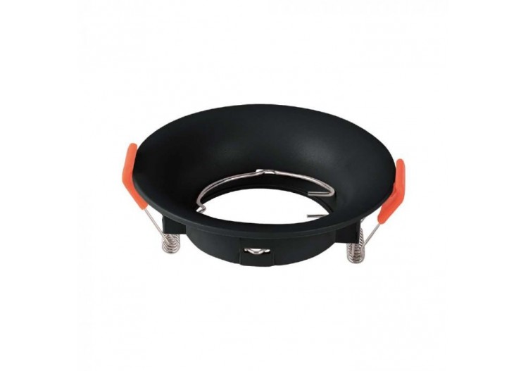 Raccord GU10 Rond Noir
